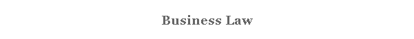 Business Law